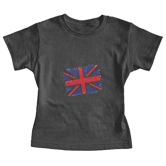 Union Jack Vintage UK Flag Great Britain UK Baby Tees
