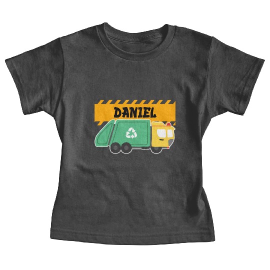 Daniel Trash Truck For Collector Ecologist Garbage Baby Tees