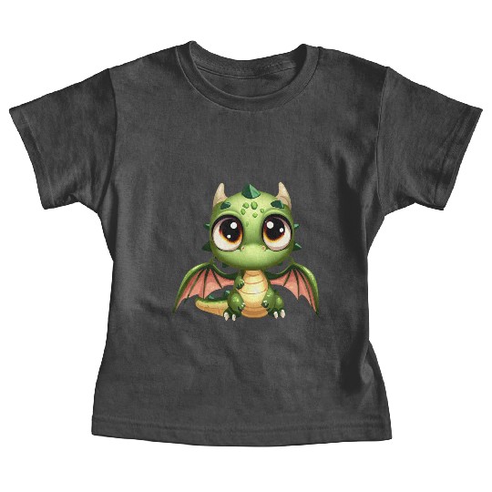 Big Eyes Dragon Puppy Dragon Babby Baby Tees