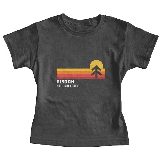 Retro Sunset Pisgah National Forest Asheville Baby Tees