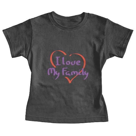 I Love My Family Reunion Relatives Sarcastic Baby Tees