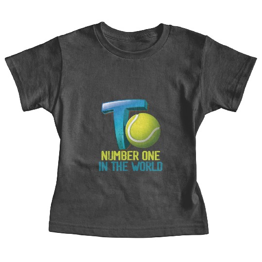 Tennis Terms Tennis Player Numbere On In The World Baby Tees