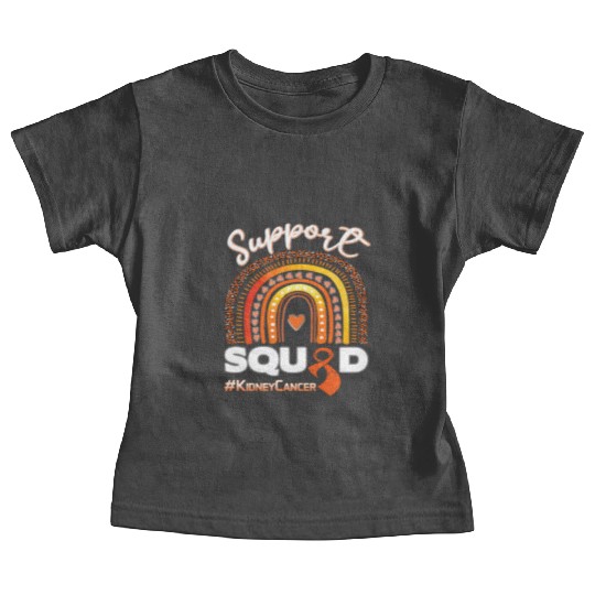 Kidney Cancer Support Squad Dark Blue Ribbon Baby Tees