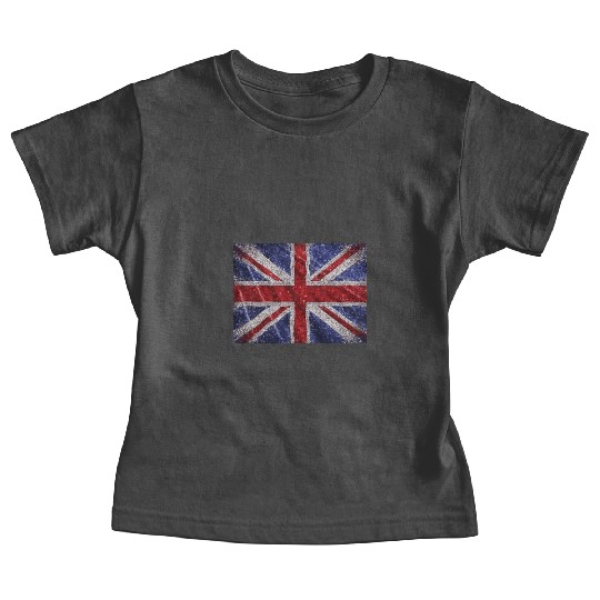 Union Jack Retro British Flag Great Britain UK Baby Tees