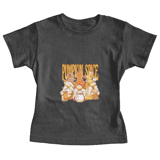 Gnomes Autumn Season Pumpkin Spice Hallothanksmas Baby Tees