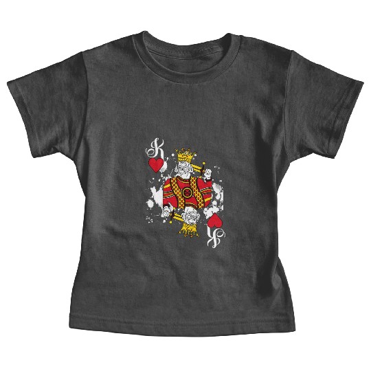 King Of He Playing Cards Halloween Poker Baby Tees