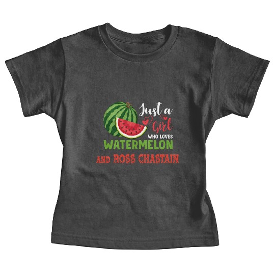 Just A Who Loves Watermelon And Ross Chastain Baby Tees