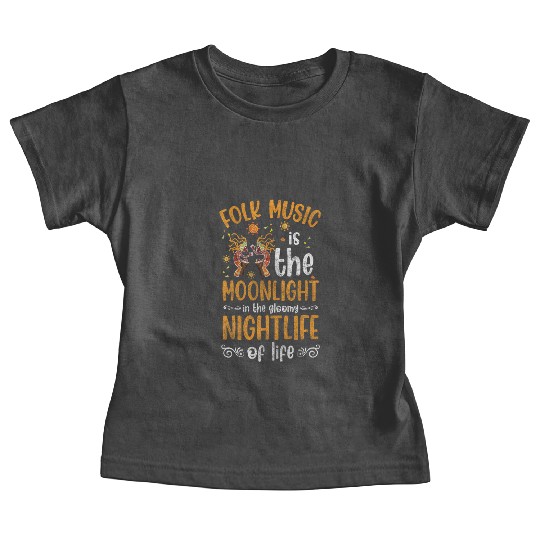 Folk Music Party Orchestra Singing Baby Tees