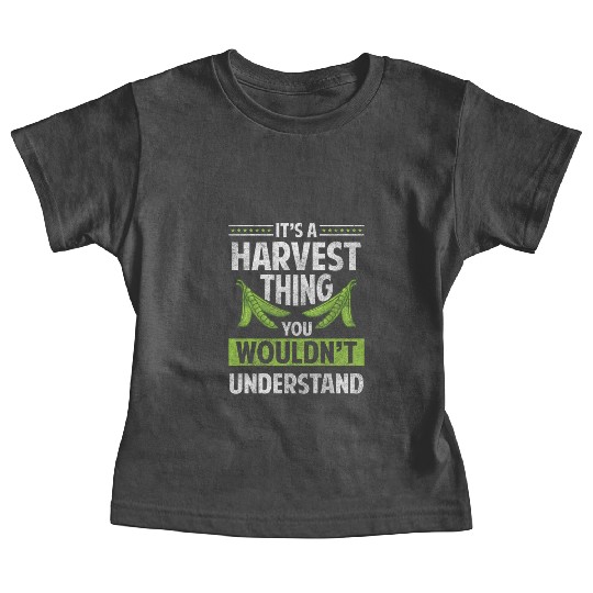 Harvester Farm Tractor Asparagus Baby Tees