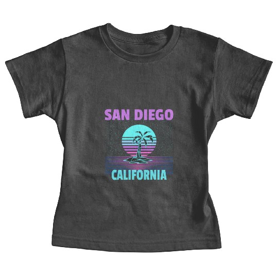 San Diego Vacation - Palm Tree Baby Tees