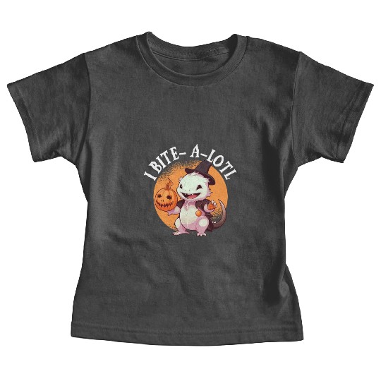 Axolotl Halloween Trick Or Treat Amphibian Axolotl Baby Tees