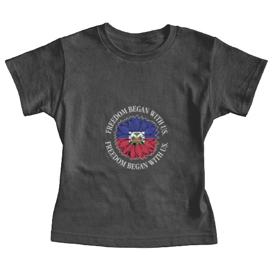 Haiti Heritage Month Freedom Began With Us Baby Tees