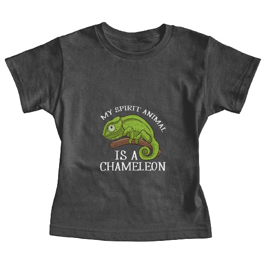 My rit Animal Is A Chameleon Lizard Chameleon Baby Tees