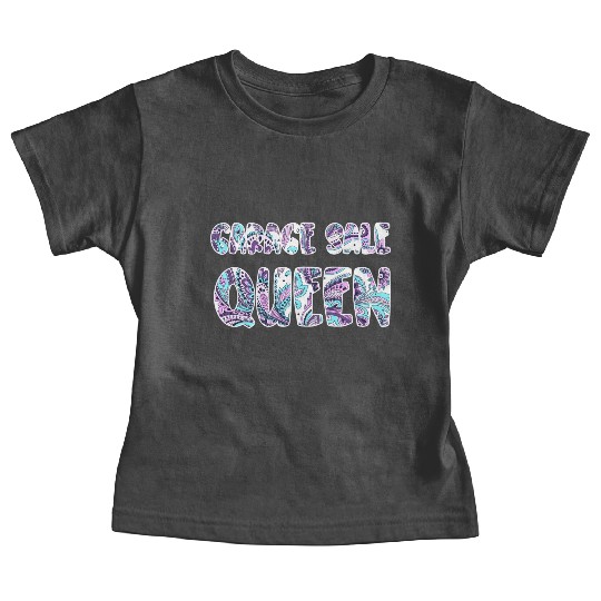 Garage Sale Queen paisley Baby Tees