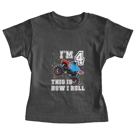 Monster Trucks 4Th Party 4 Baby Tees