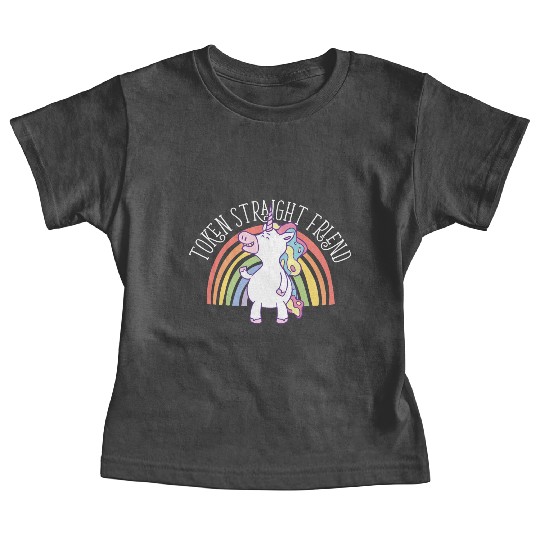 Token Straight Friend LGBTQ Ally Gay Pride Baby Tees