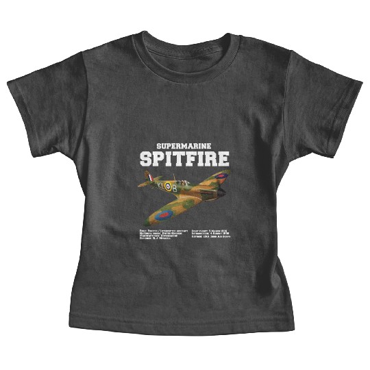 Supermarine Spitfire | WW2 Plane Baby Tees