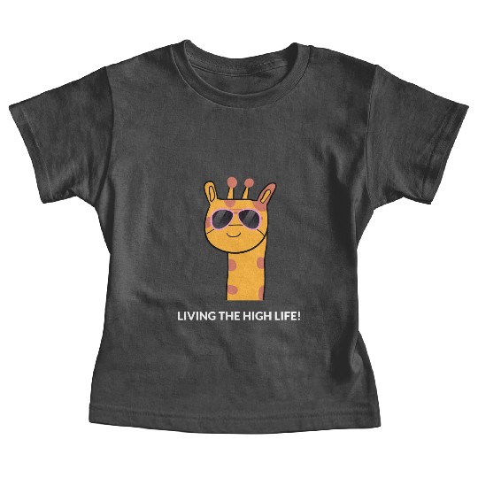 Cute Long Neck Giraffe Baby Tees