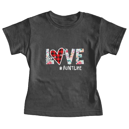 Love Aunt Life Hippie Lover Baby Tees