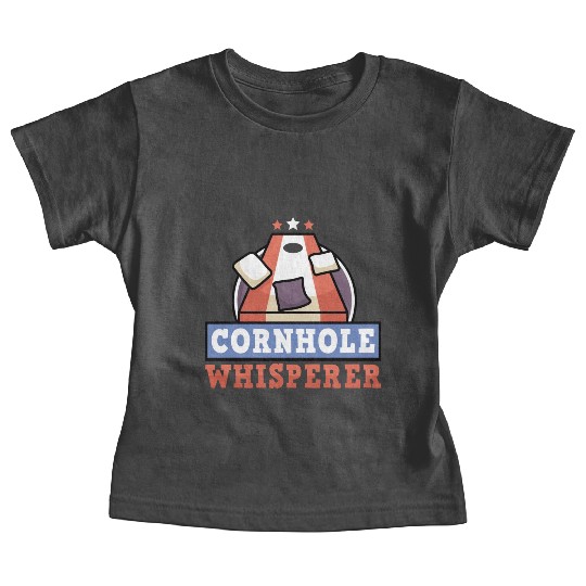 Cornhole Whisperer Bean Bag Lover Baby Tees