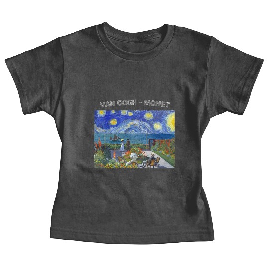 Starry Night Garden At Sainte Adresse Impressionis Baby Tees