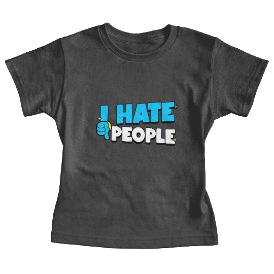 I Hate People Retro cool Baby Tees