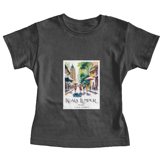 People walking in streets of Kuala Lumpur Malaysia Baby Tees