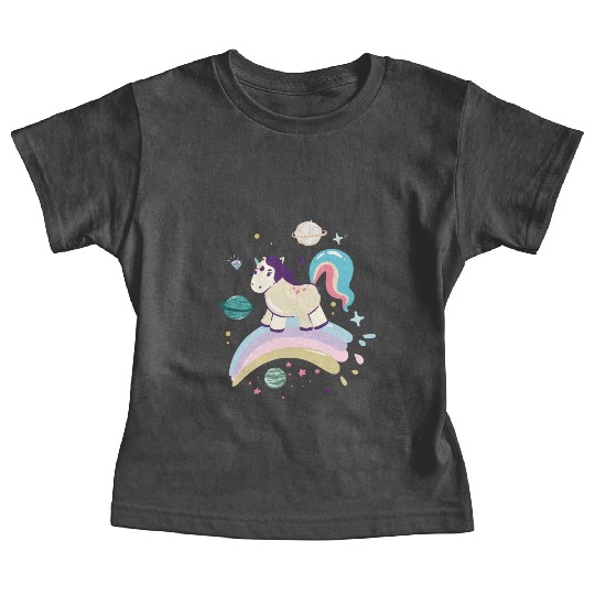 Unicorn rainbow Baby Tees
