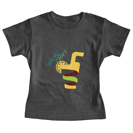 Cool lemon drink summer design Baby Tees