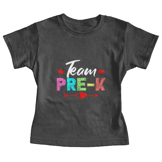 Team Pre K Teacher Baby Tees