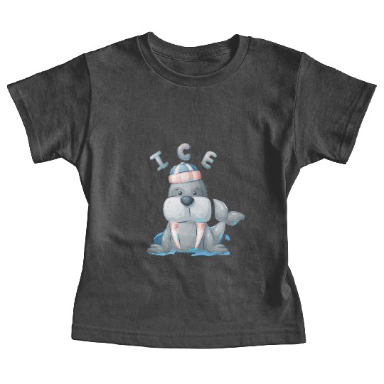 Snow seal Baby Tees