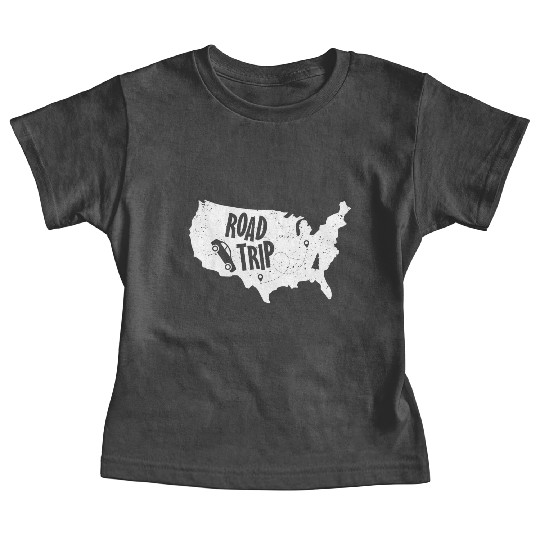 Road Trip US Map | Vacation Travel Baby Tees