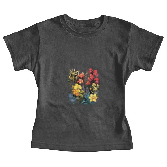Orchids Flowers Garden Blossom Orchid Lover Baby Tees