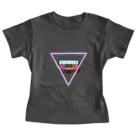 Totally Triangular 80s Cassette Tape Baby Tees