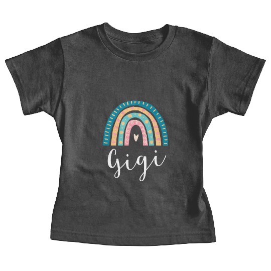 Gigi Rainbow For Grandma Family Baby Tees