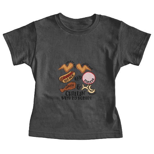 Chicken Wing Chicken Wing Hot Dog Bologna Viral So Baby Tees
