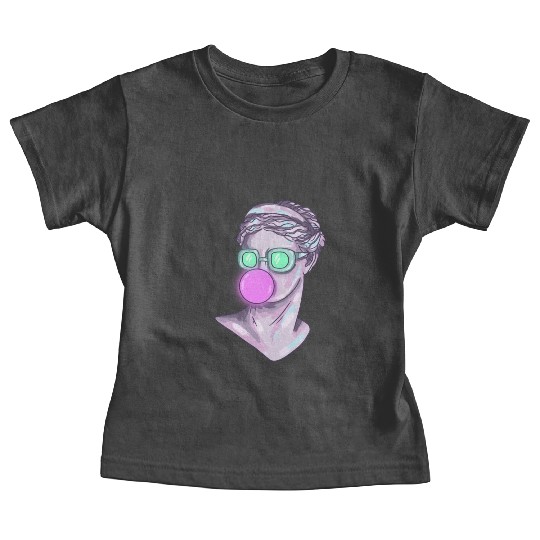Cool Neon Greek Statue Lady Baby Tees