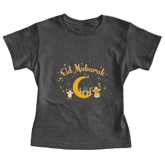 Happy Eid Mubarak for men women son and daughter Baby Tees