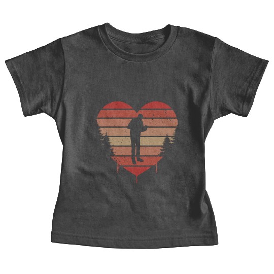 Cute Red Vintage Heart Poetry Valentine Day Love Baby Tees