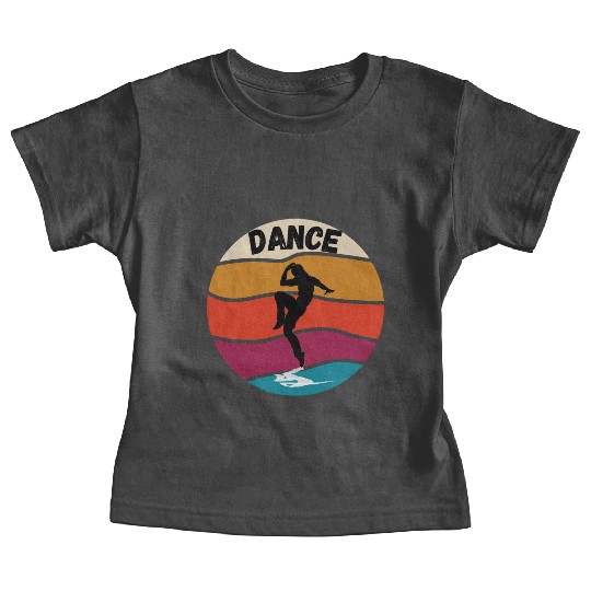 dance street cool gift idea music red girl Baby Tees