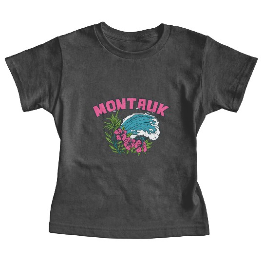 Montauk New York Summer Nyc Tropical Montaukett Baby Tees