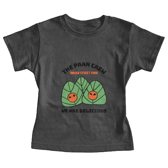 The Paan Crew Indian Street Food Design Baby Tees