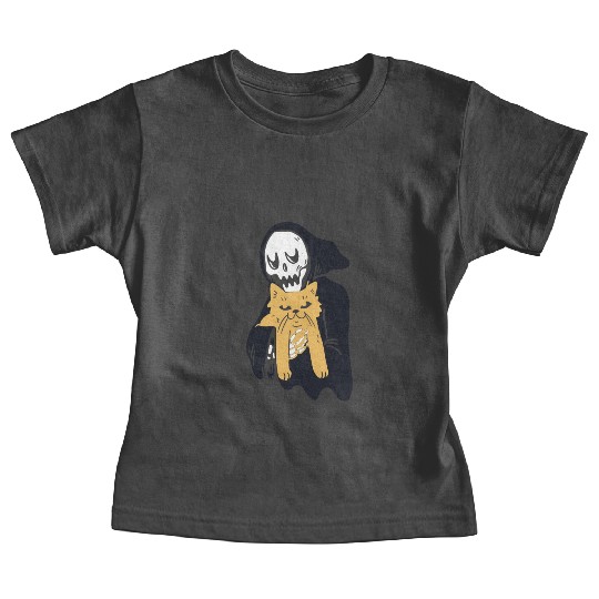 The grim reaper loves cat Baby Tees