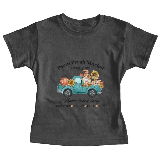 Farm Fresh Market, Locally Grown, Hand Picked Baby Tees