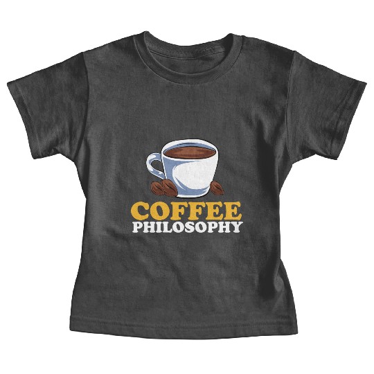 Coffee Philosophy Teacher Poetry Science Coffee Baby Tees