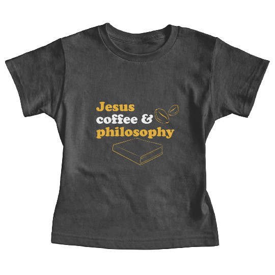 Philosophy Jesus Teacher Science Book Coffee Baby Tees