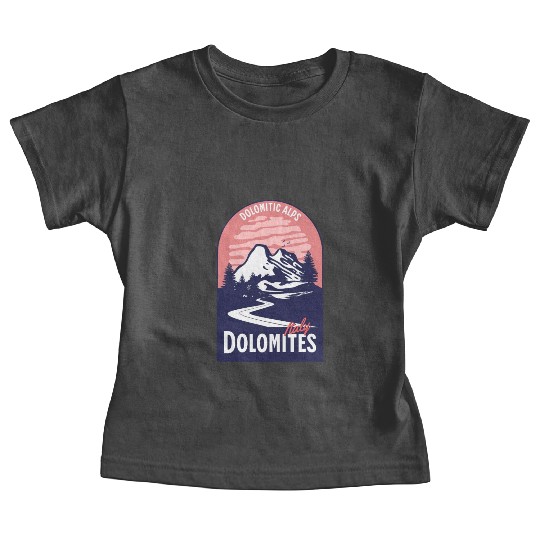 Dolomites Italy Mountain Sunset Baby Tees