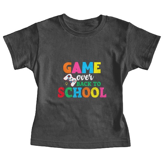 Game Over Back To School Baby Tees