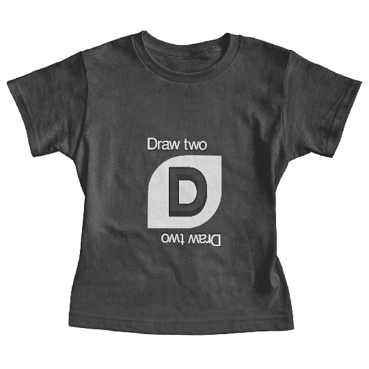 Uno Draw Two Card Baby Tees