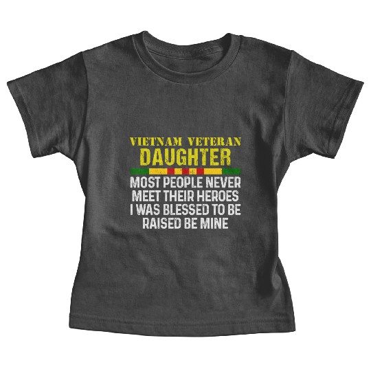 US Army Vietnam Veteran Daughter Baby Tees
